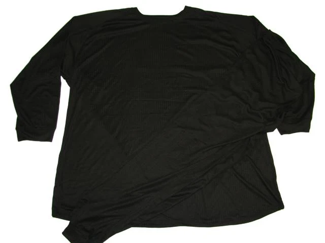 Allsize Skiwäsche Herren Übergröße 3XL Schwarz Thermo