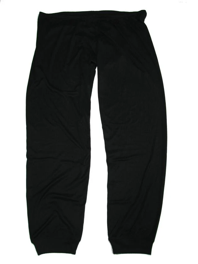 Allsize Skiwäsche Herren Übergröße 3XL Schwarz Thermo