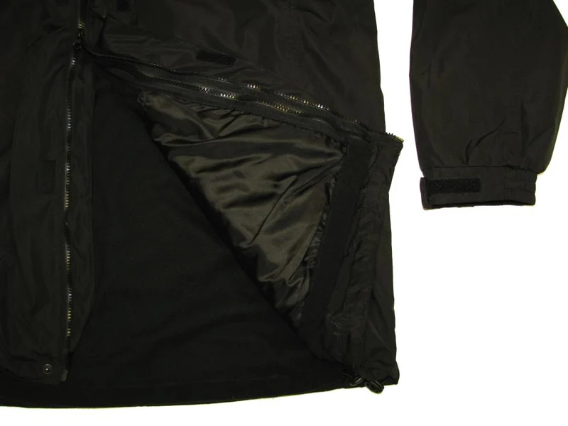 BigTiger 3in1 Funktionsjacke Herren Übergröße 3XL-6XL Schwarz