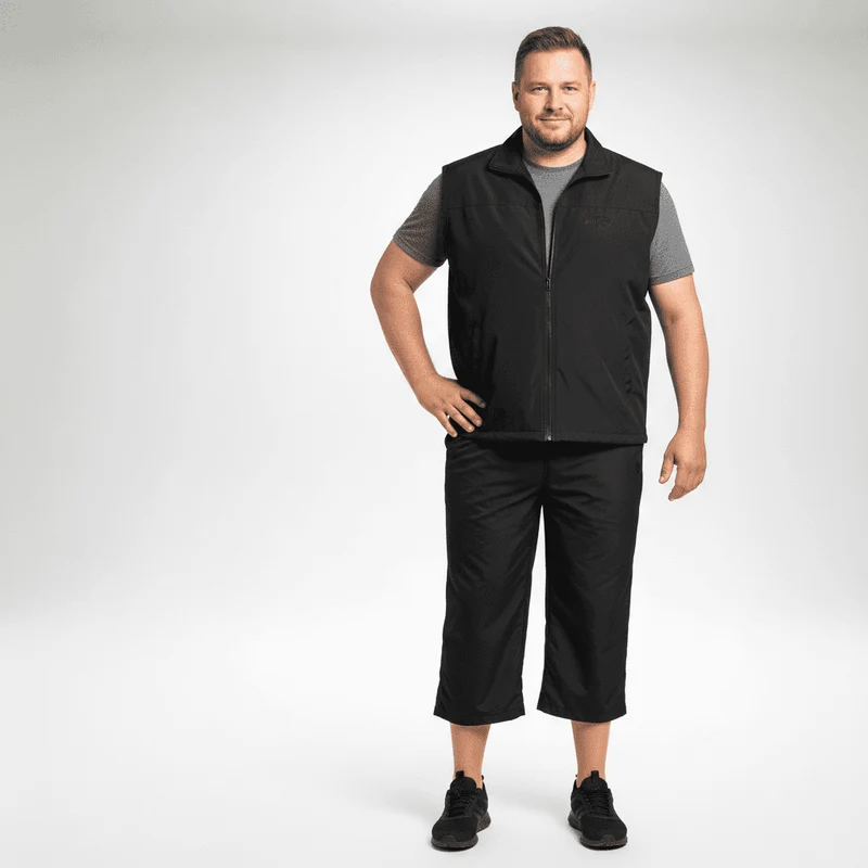 BigTiger Sport-Hose Übergröße – 3/4-Länge bequem