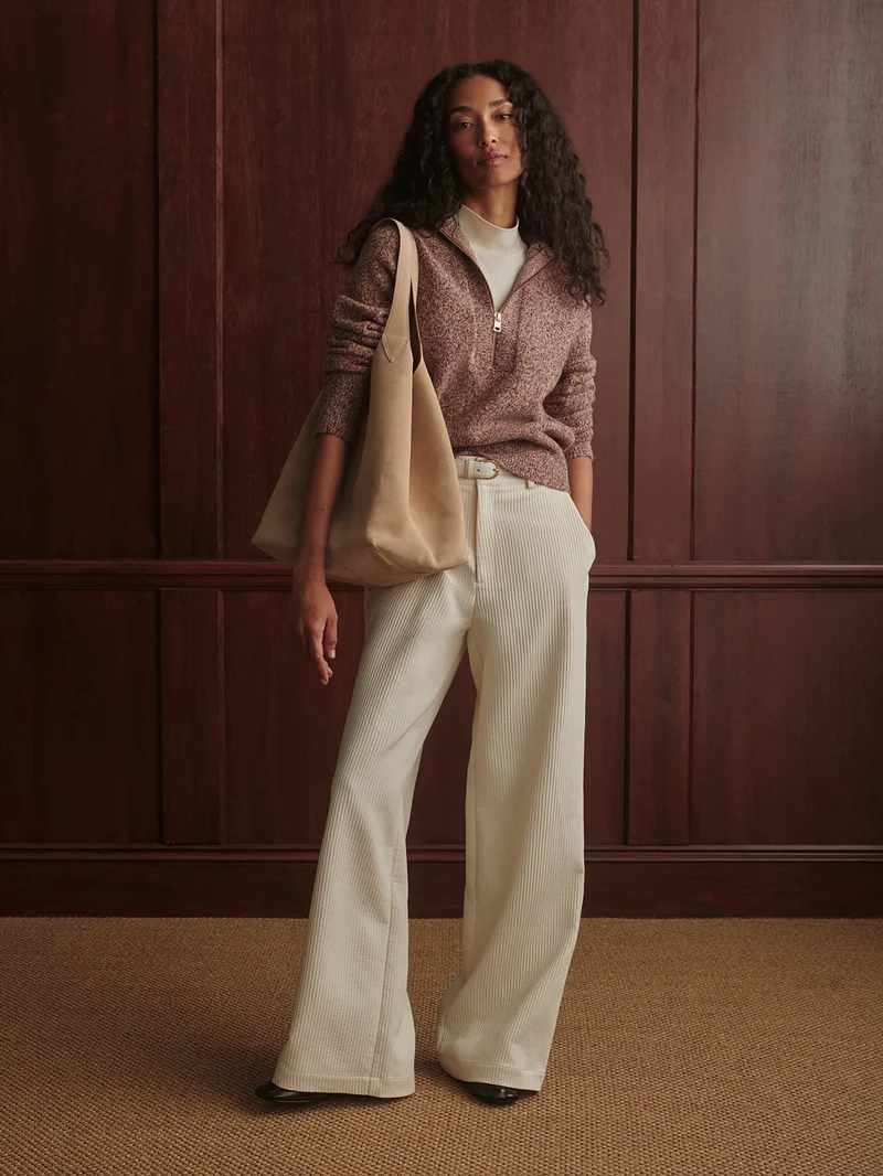 Sherida Half Zip Knit Sweater