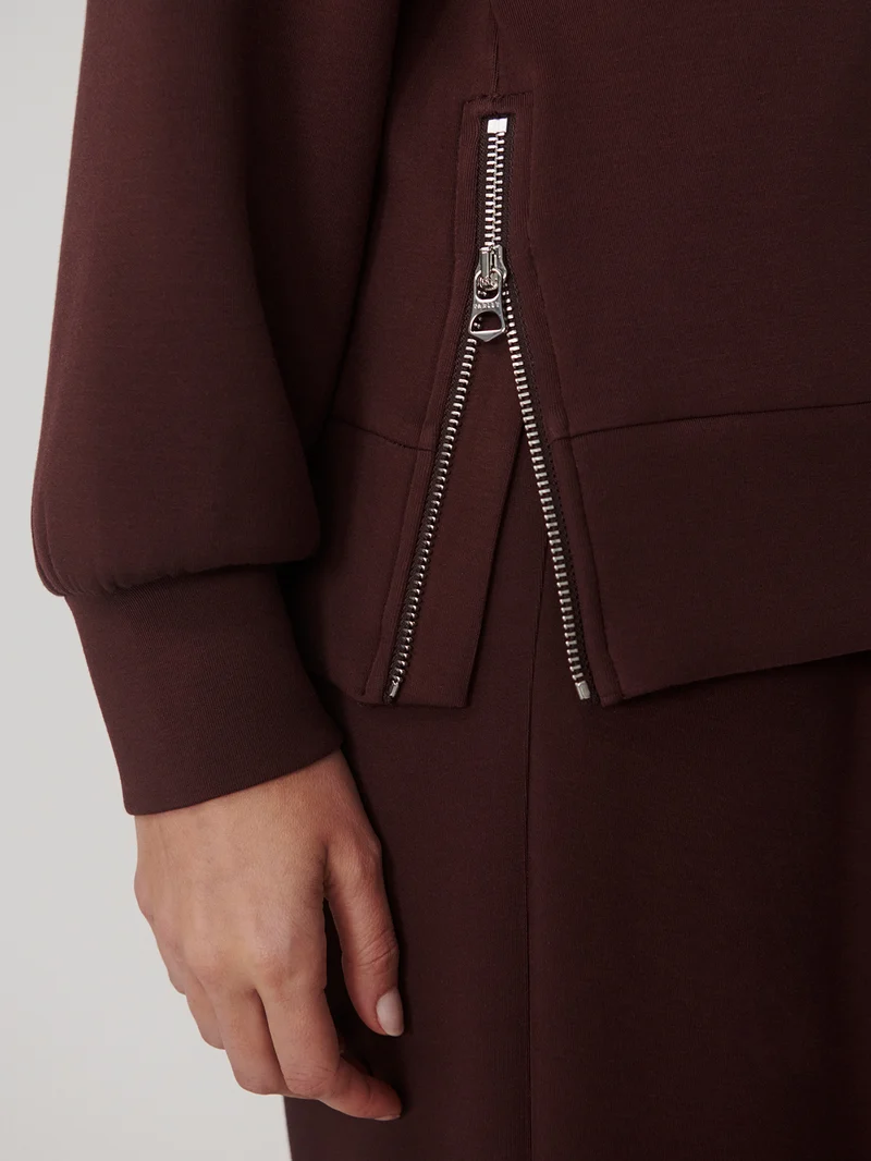 Novi Longline Mock Neck Sweater