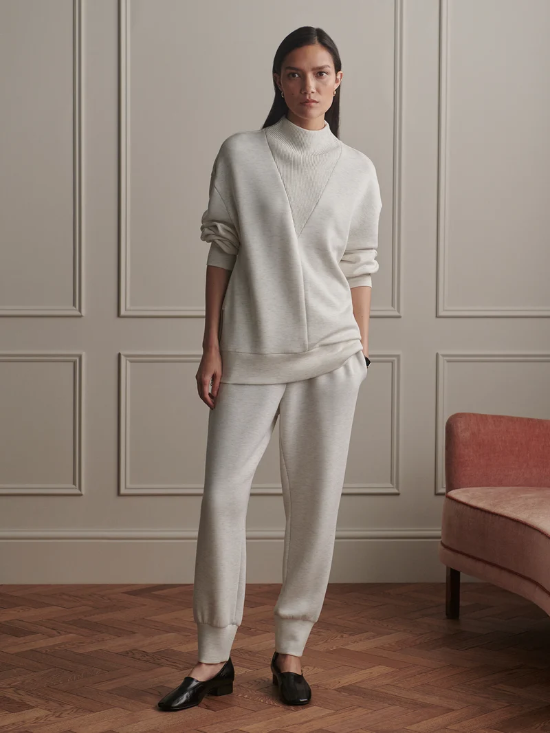 Novi Longline Mock Neck Sweater