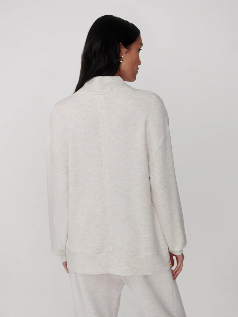 Novi Longline Mock Neck Sweater