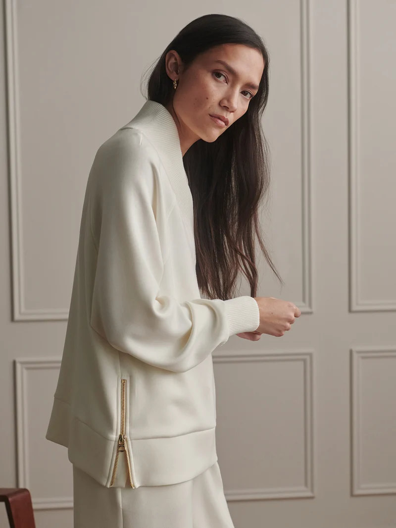 Macie Zip Hem Sweater