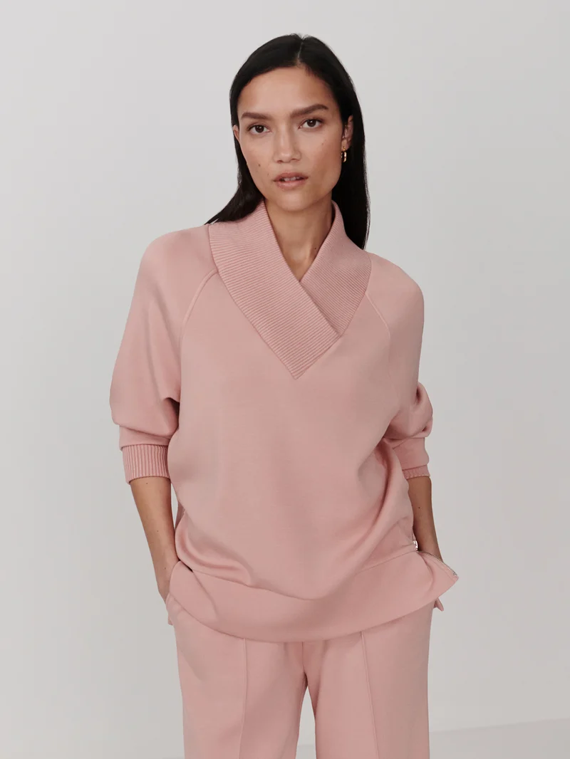 Macie Zip Hem Sweater