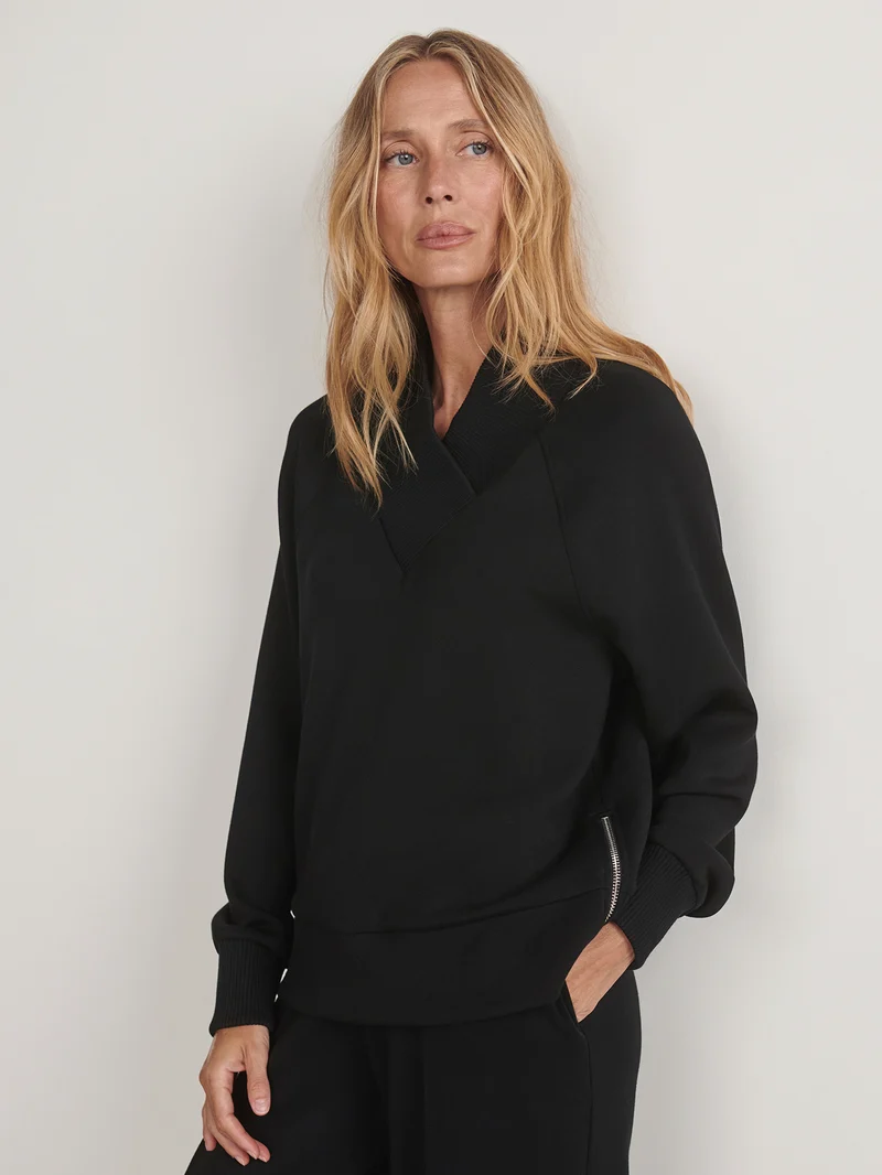 Macie Zip Hem Sweater