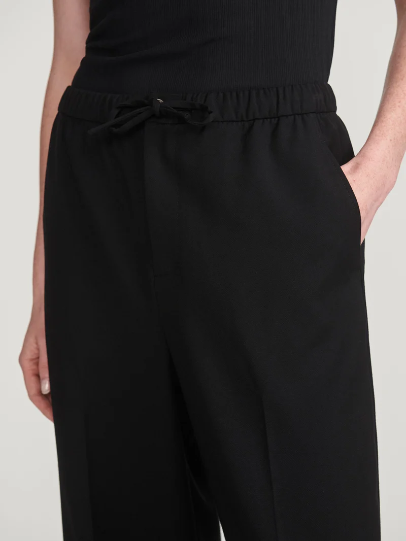 Soft Brushed Woven Wide Leg Pant