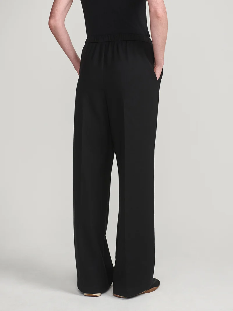 Soft Brushed Woven Wide Leg Pant