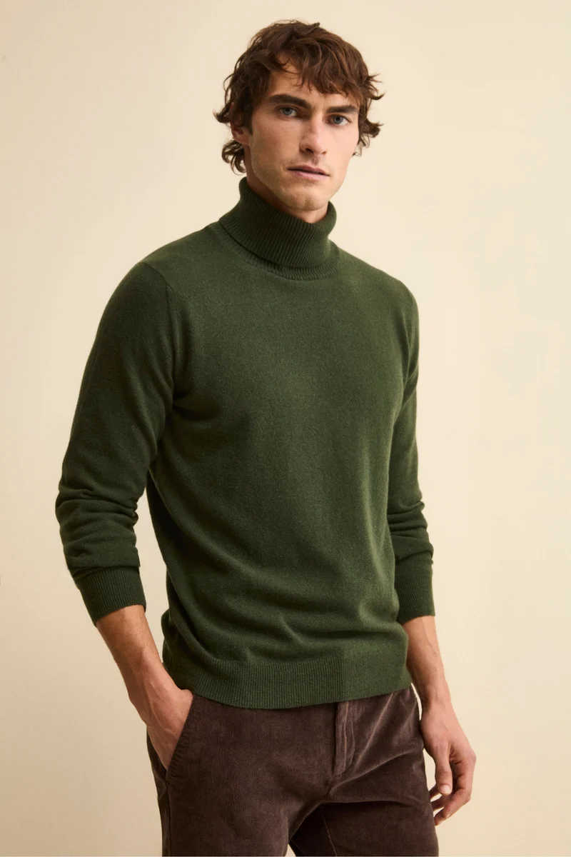 Dolcevita in lana e cashmere - VERDONE