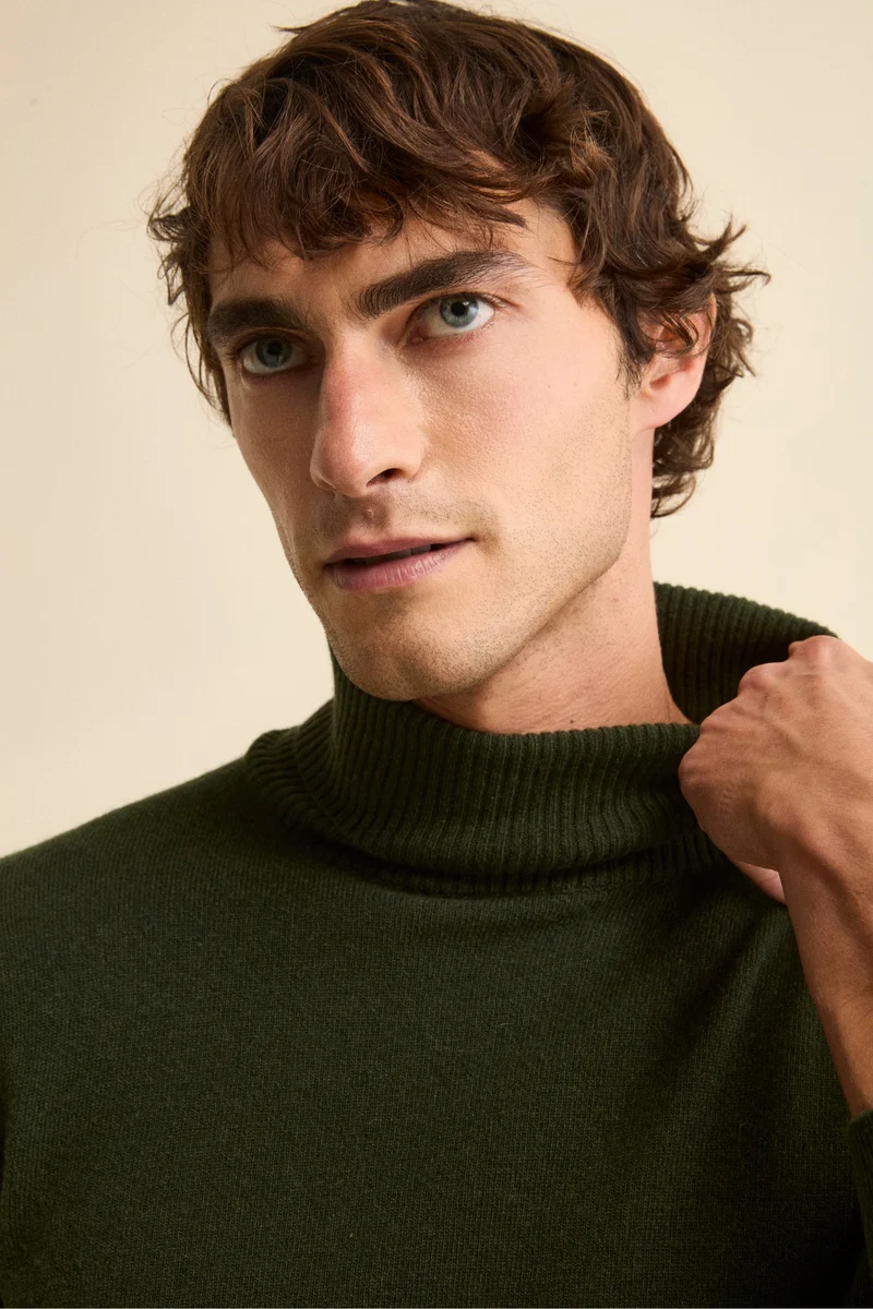 Dolcevita in lana e cashmere - VERDONE