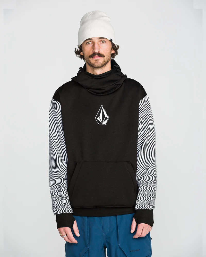 Hydro Riding Kapuzenpullover - Black/White