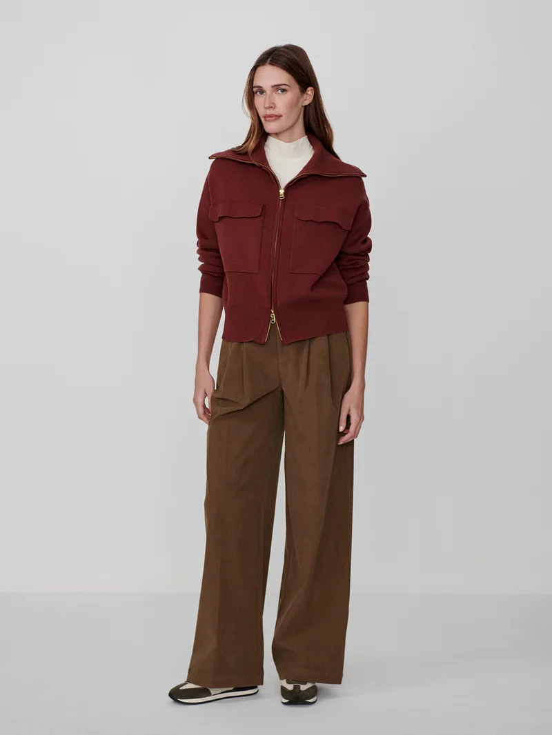 Horan Zip Through Knit Jacket
