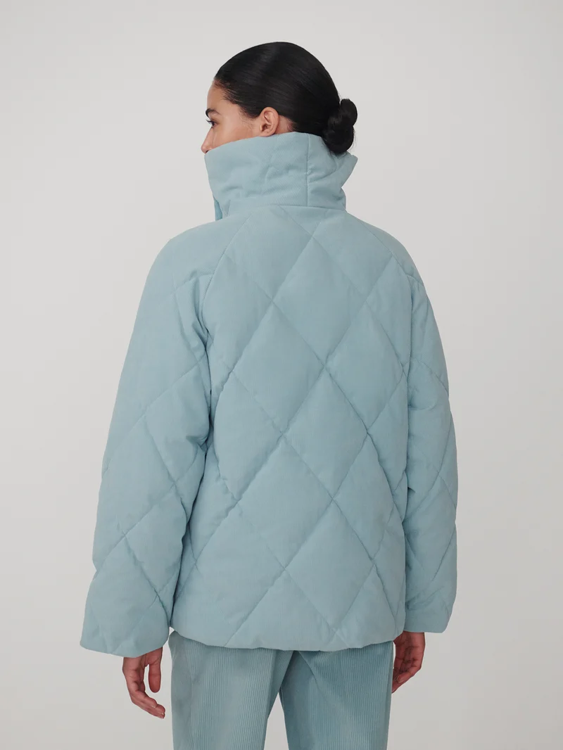 Evren Short Quilted Coat