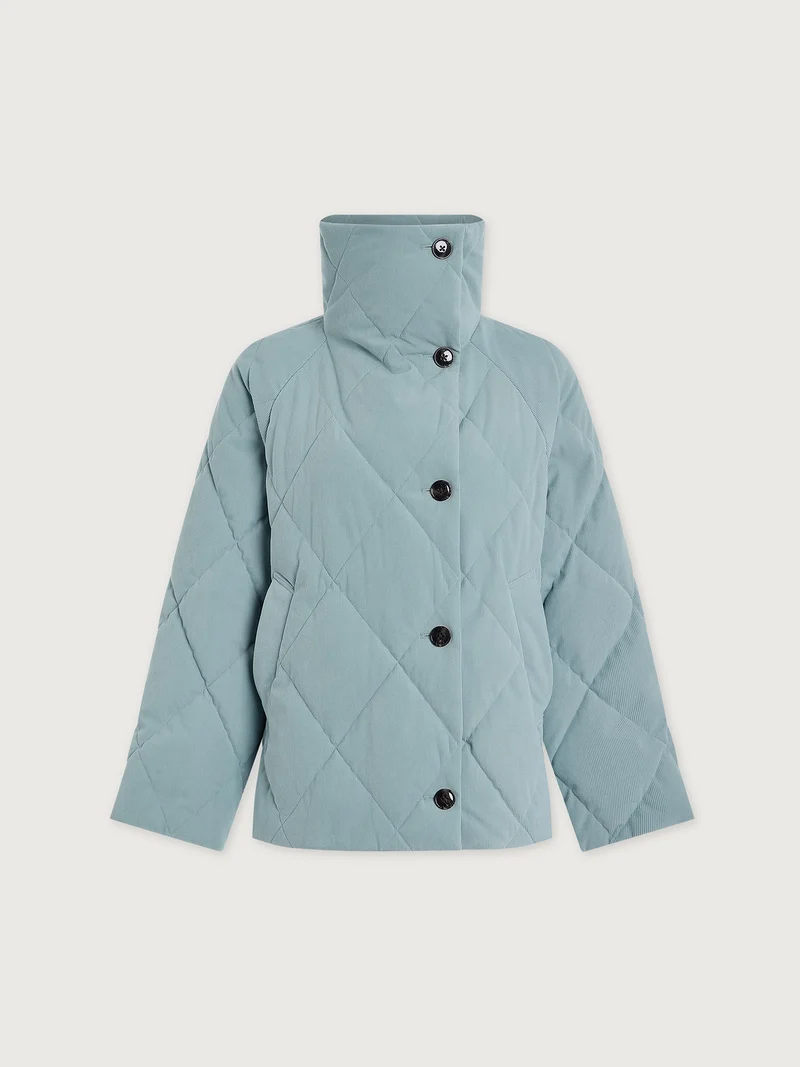 Evren Short Quilted Coat