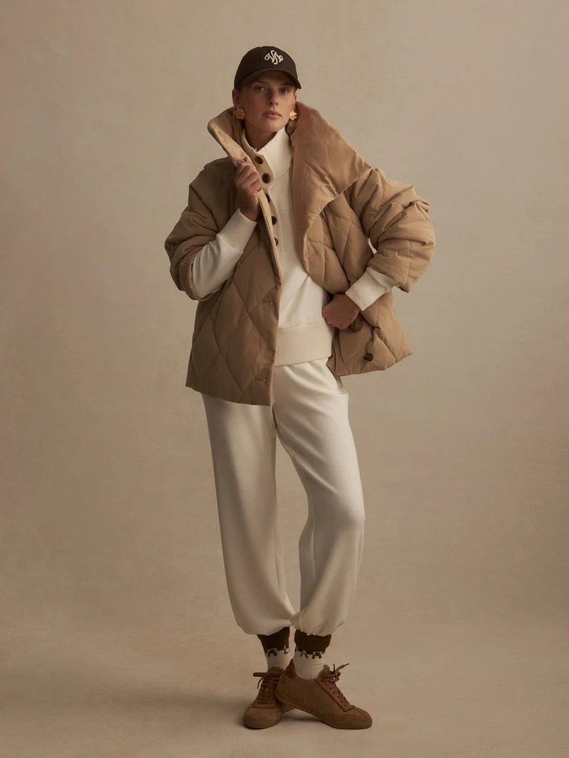 Evren Short Quilted Coat