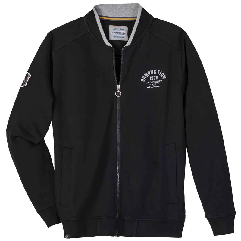 Redfield Sweatjacke Übergröße Herren mit Bund – Komfort & Style