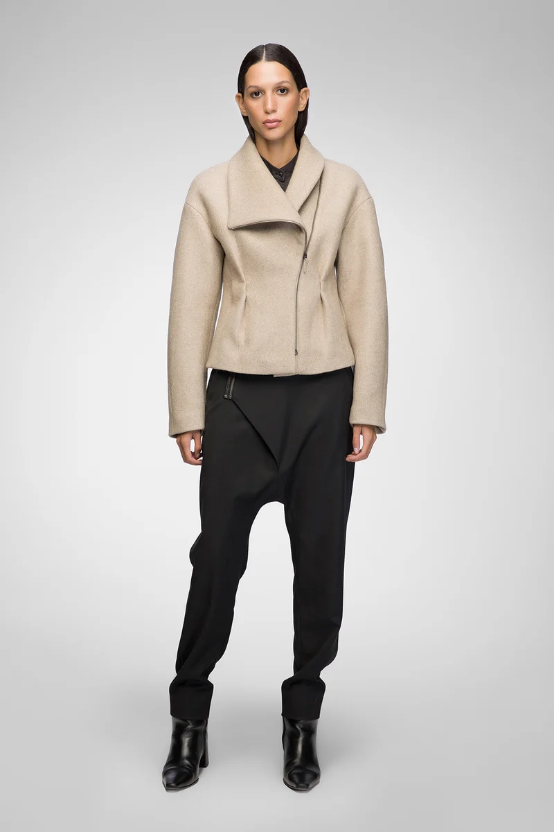 Sofia - Latte Wolljacke