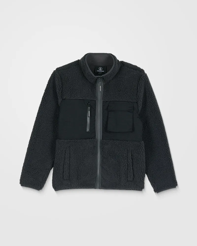 Storm Stone Zip Sherpa - Asphalt Black - (KINDER)