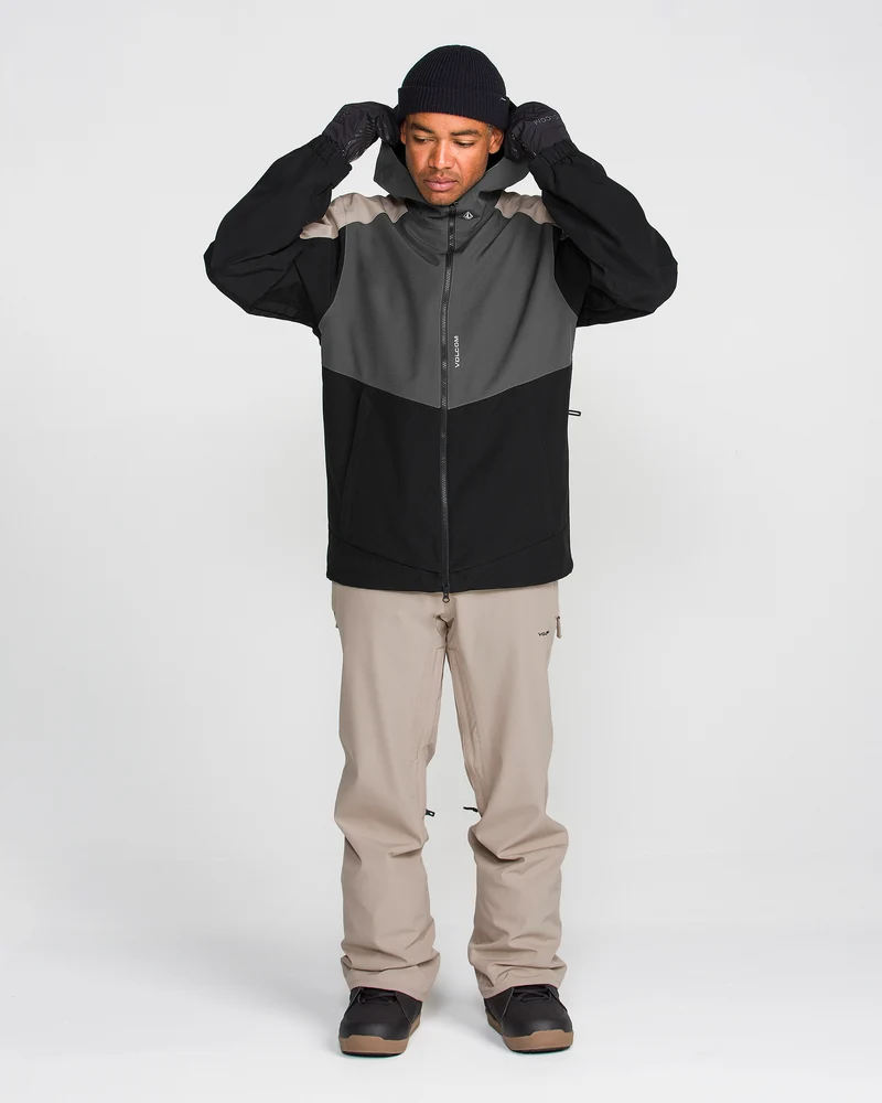 Brighton Full Zip 15K Jacke - Dark Grey