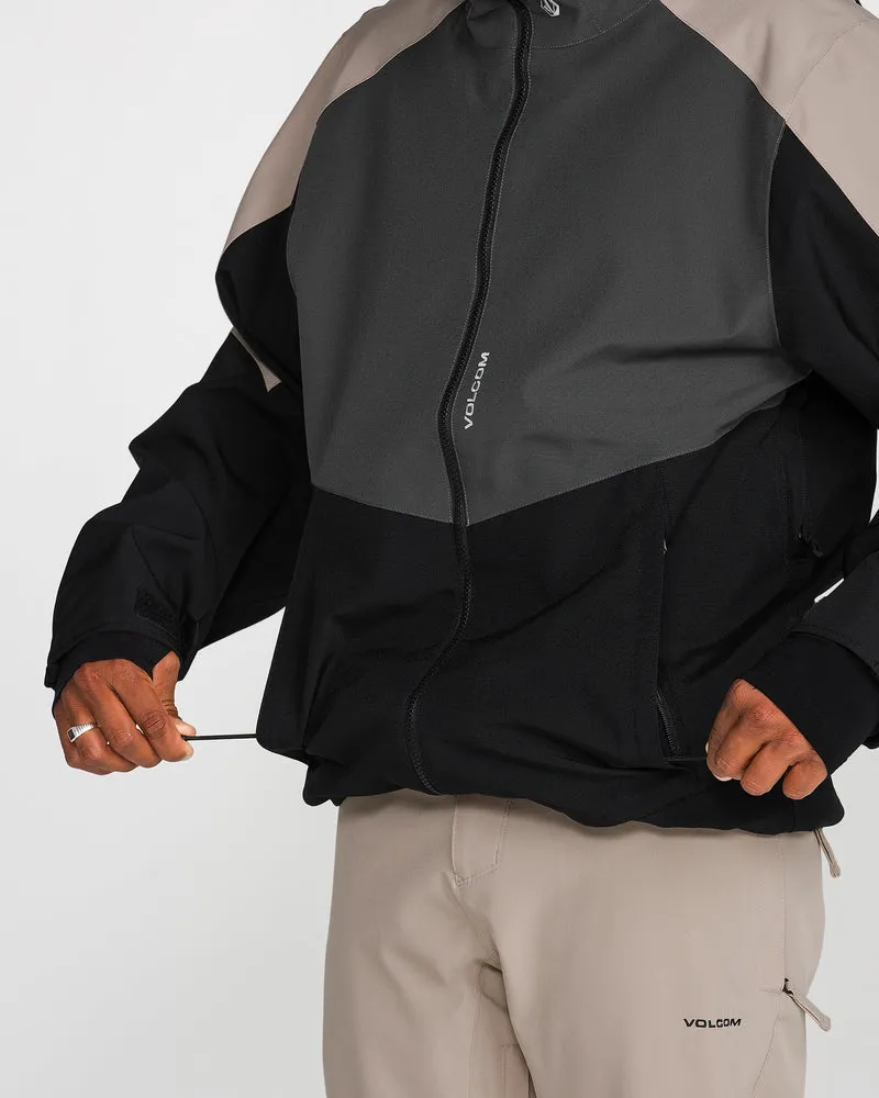 Brighton Full Zip 15K Jacke - Dark Grey