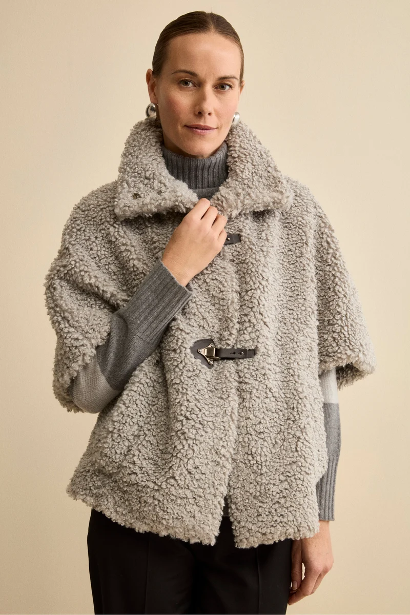 Cappa Teddy Over con Mezza Manica - PERLA