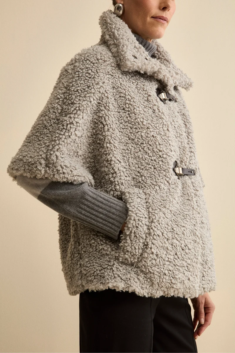 Cappa Teddy Over con Mezza Manica - PERLA