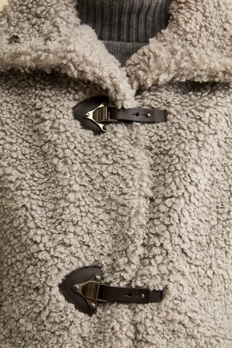 Cappa Teddy Over con Mezza Manica - PERLA
