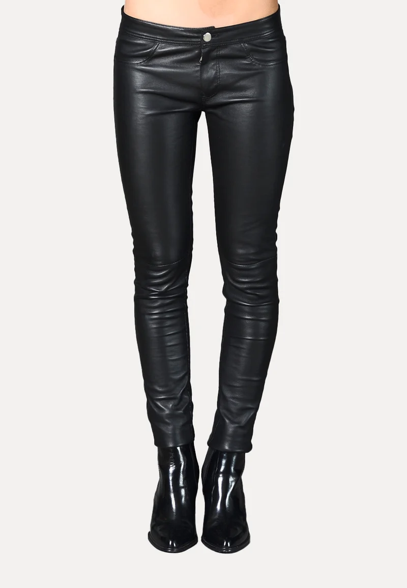 Anais - Schwarze Lederhose