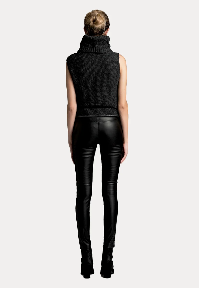 Anais - Schwarze Lederhose