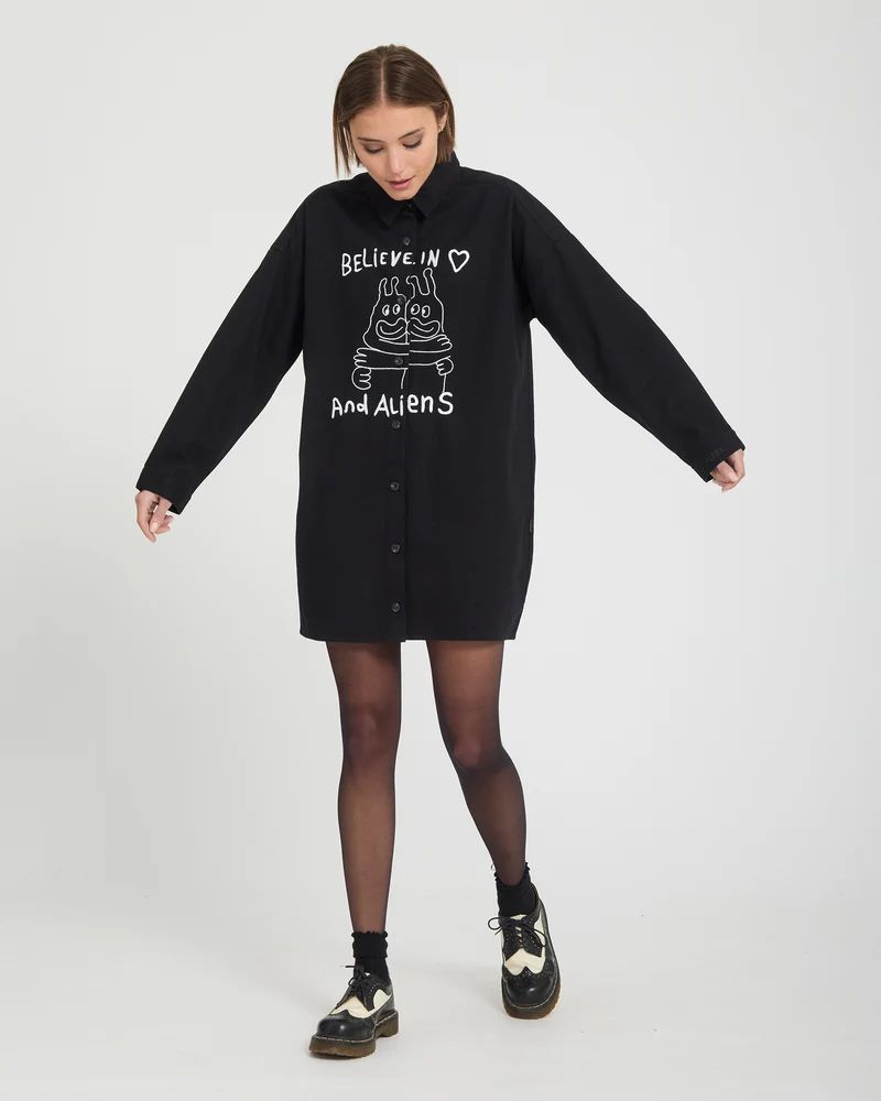 Ozzy Kleid - Black