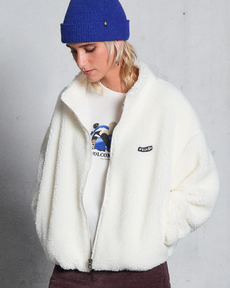 Wylding Out Sherpa Jacke - Off White