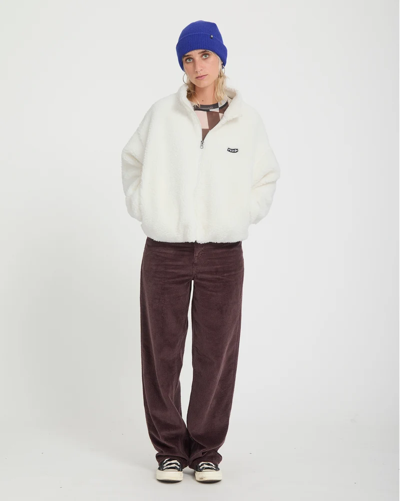 Wylding Out Sherpa Jacke - Off White