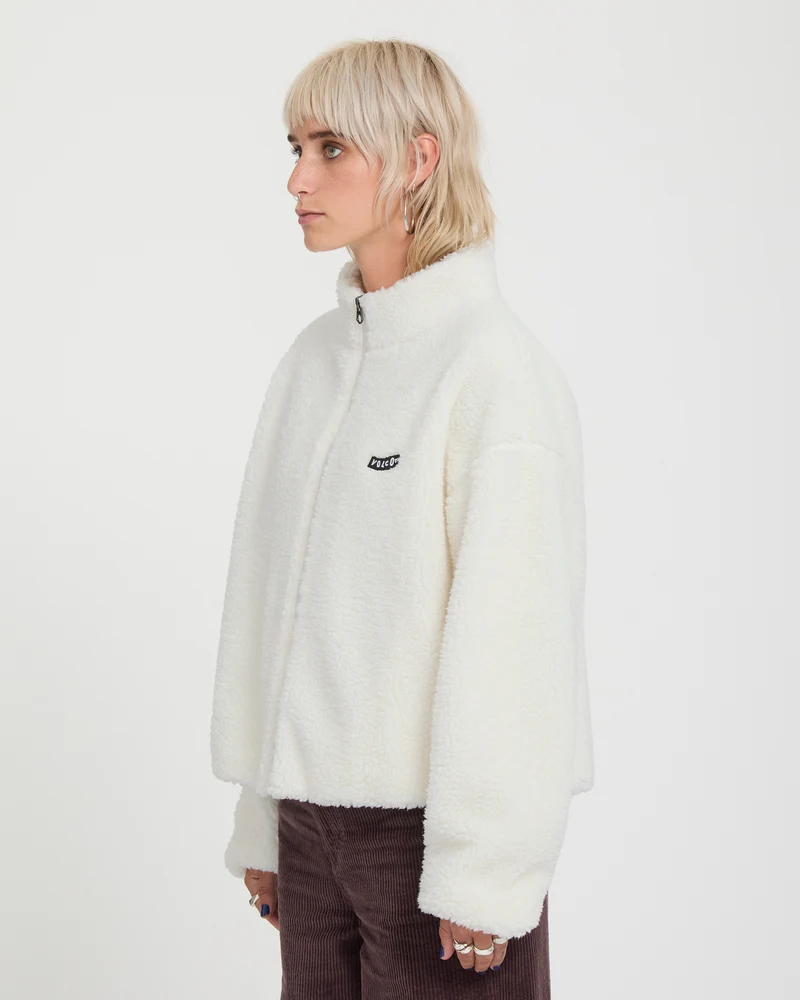 Wylding Out Sherpa Jacke - Off White
