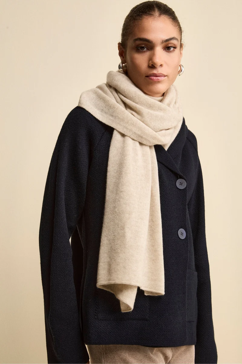 Sciarpa in cashmere - BEIGE