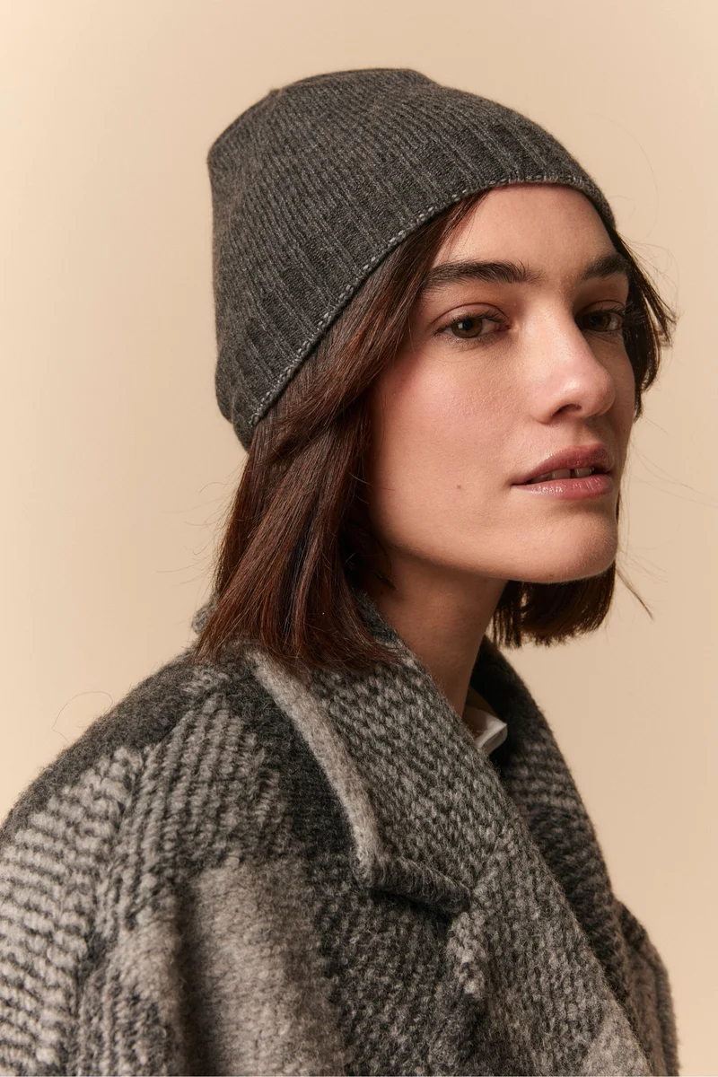 Cappello in cashmere - GRIGIO SC/GRIGIO CH