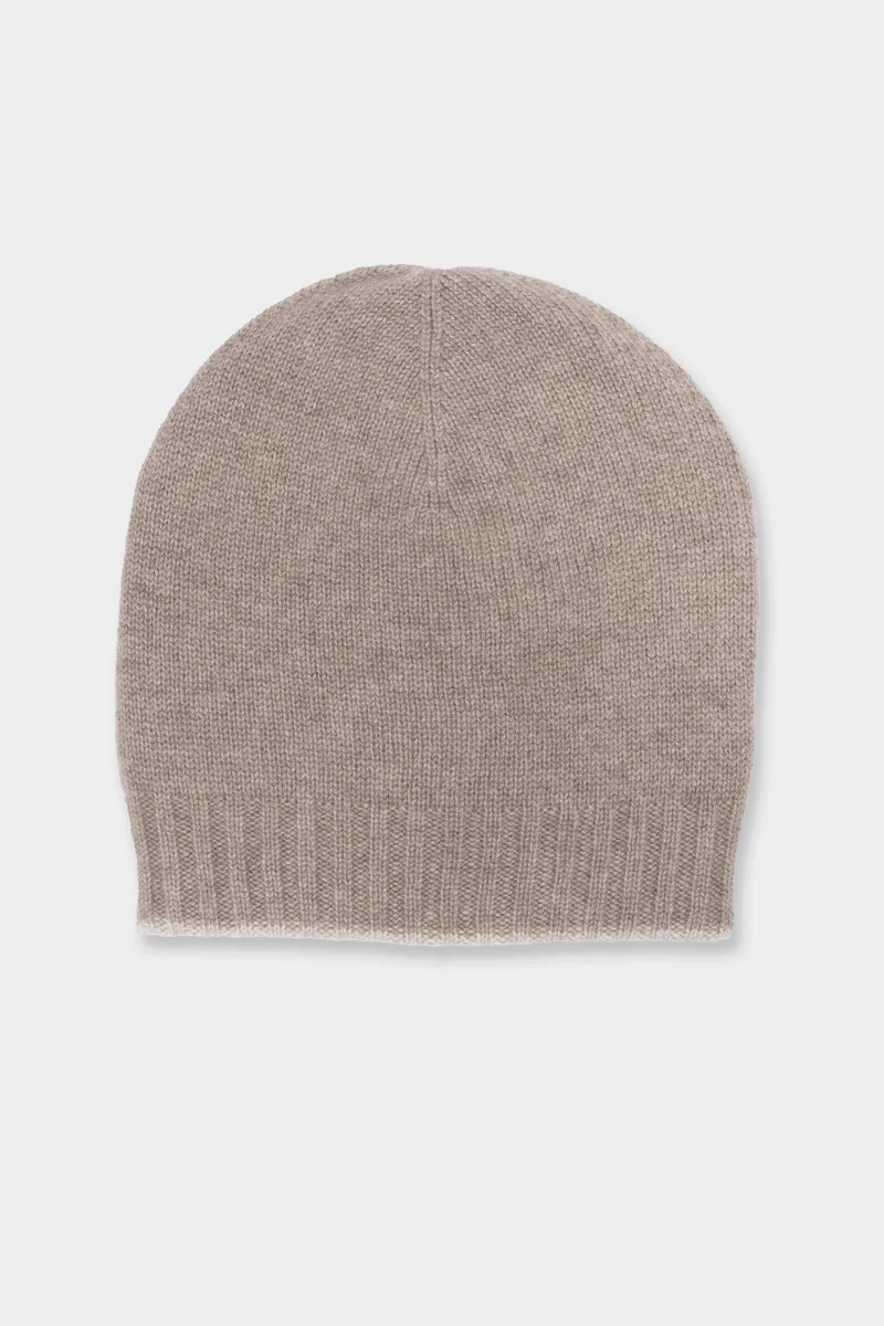 Cappello in cashmere - BEIGE/MARRONE