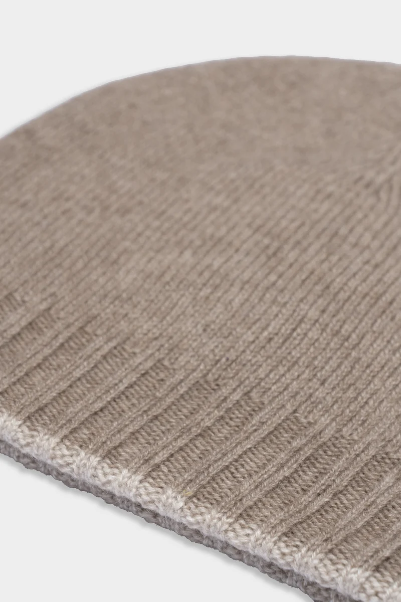 Cappello in cashmere - BEIGE/MARRONE