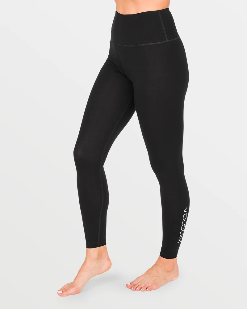 W Merino Blend Basisschicht-Hose - Black