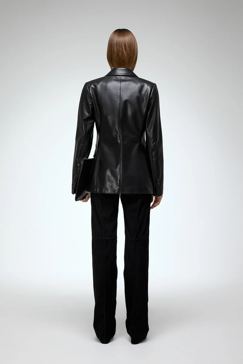 Oceane - Schwarze Lederjacke
