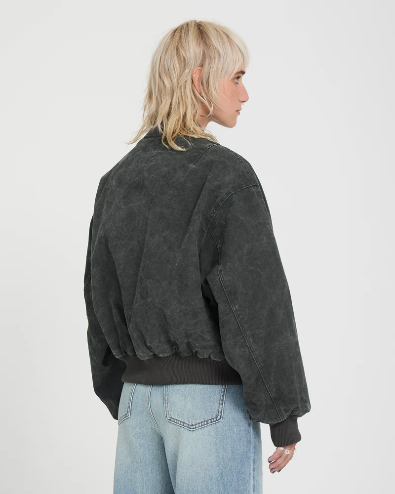 Workestra Bomberjacke - Rinsed Black