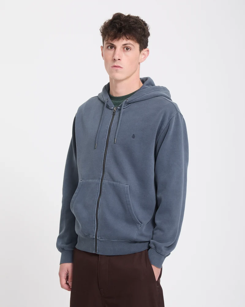 Single Stone Zip Sweatshirt - Storm Blue