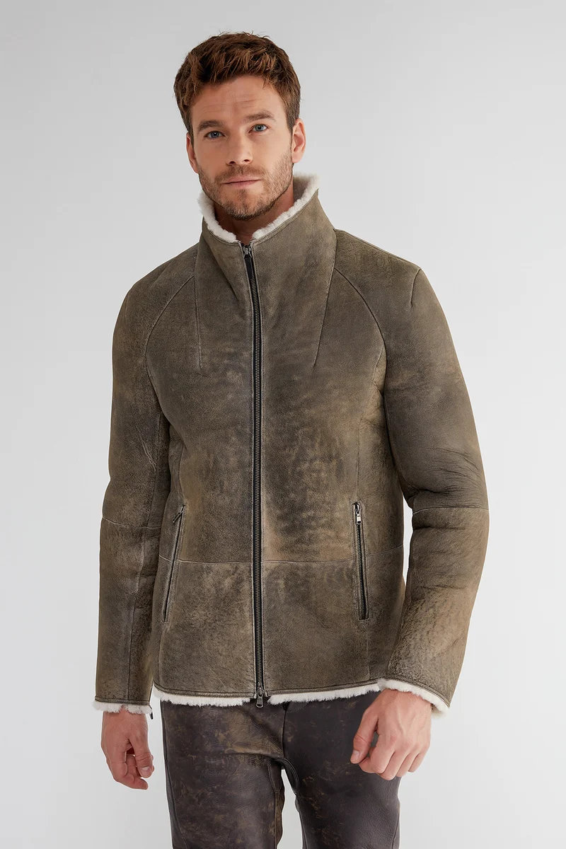 Leo - Lammfelljacke