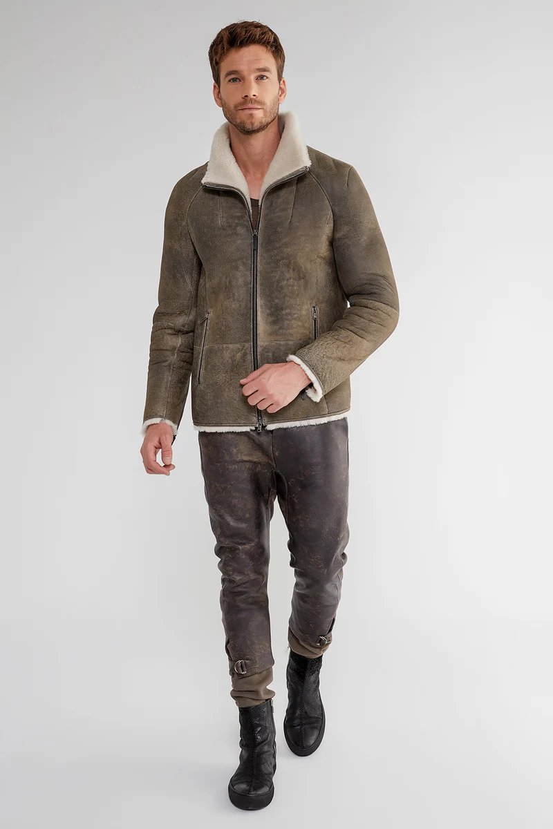 Leo - Lammfelljacke