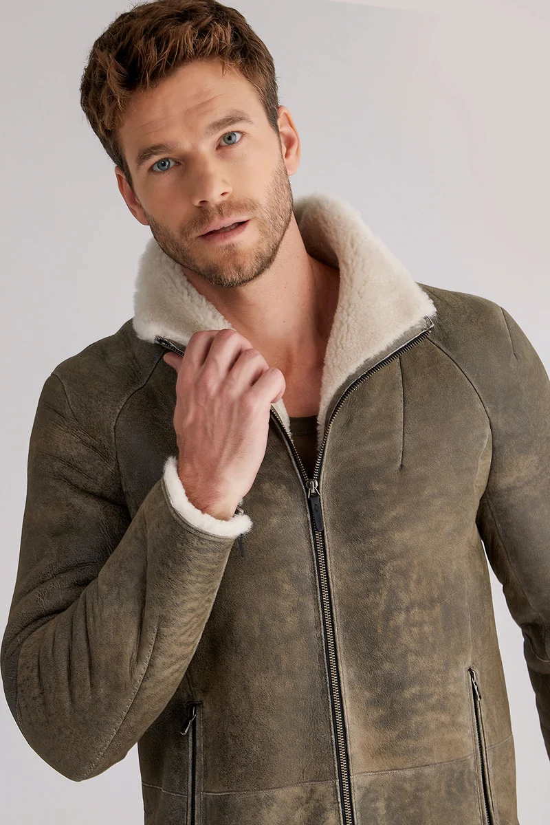 Leo - Lammfelljacke