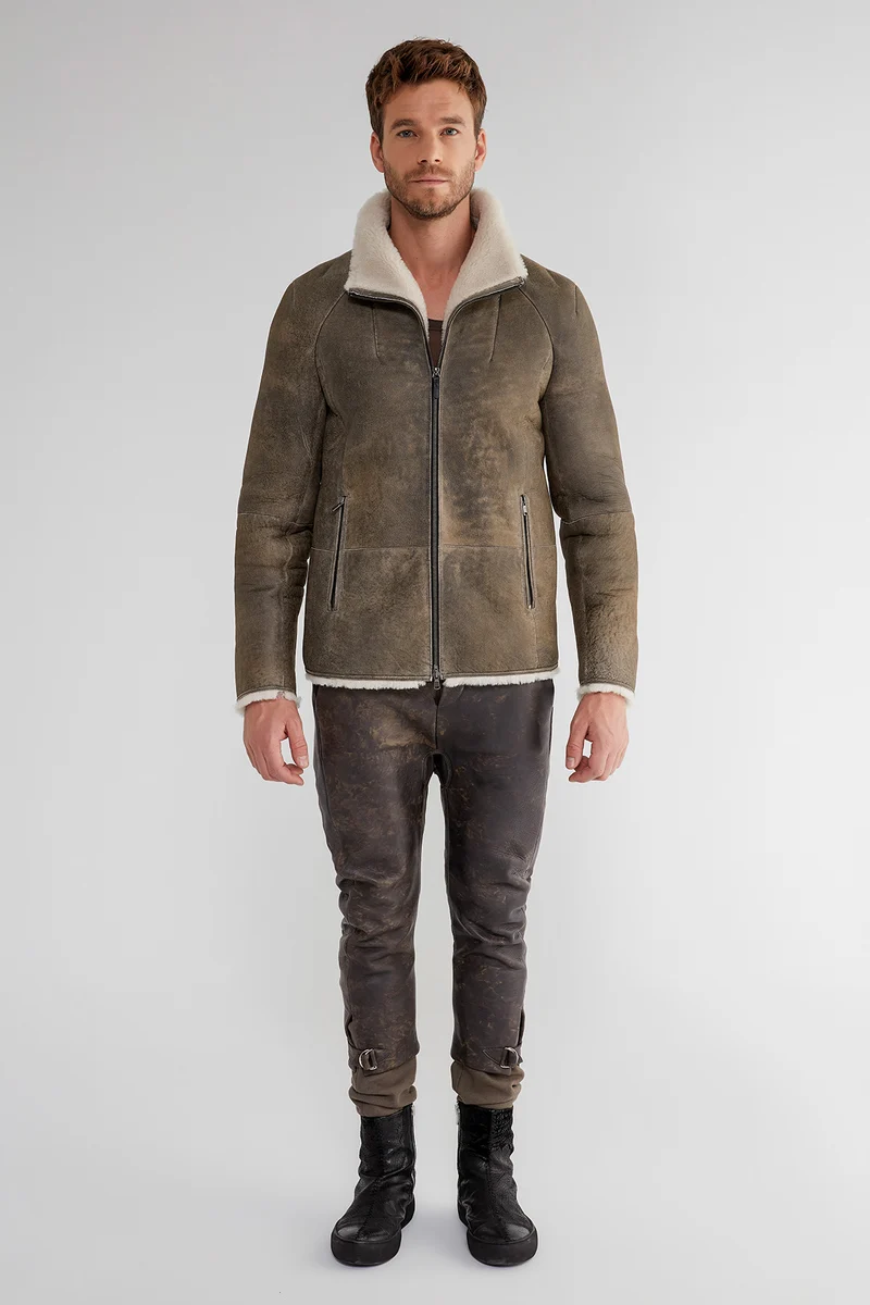 Leo - Lammfelljacke
