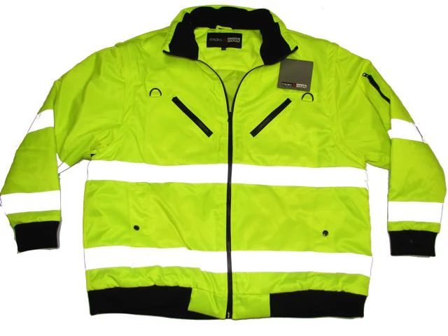 BigTiger Warnjacke Herren Übergröße 3XL-10XL, Gelb