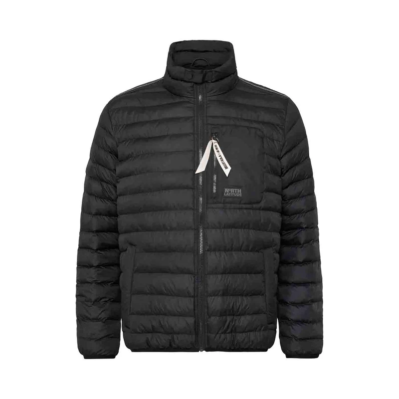 Allsize Stepp-Jacke Herren Übergröße 4XL-8XL Schwarz