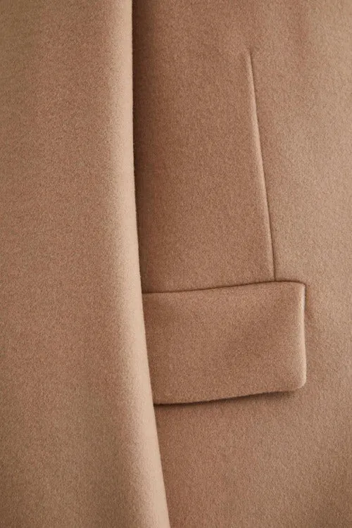 Cappotto in lana e cashmere - CAMMELLO