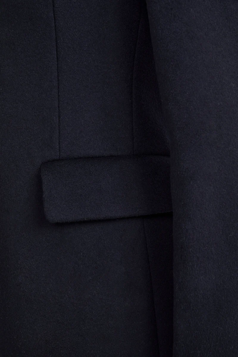 Cappotto in lana e cashmere - BLU